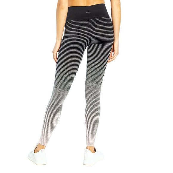 Marika Womens Heather Charcoal Pink Leggings Size Small 27'' Sydney Seamless NEW - Picture 3 of 6